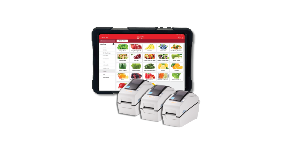 GoFreshDate Tablet and 3 printers Solution