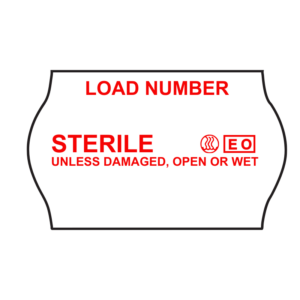 Handheld Label Gun Expiration Label, Red, Gas & Steam