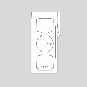 White 6.5" Bowtie, All Purpose