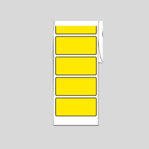 Yellow, 2.2" x 1.1", Autoclavable